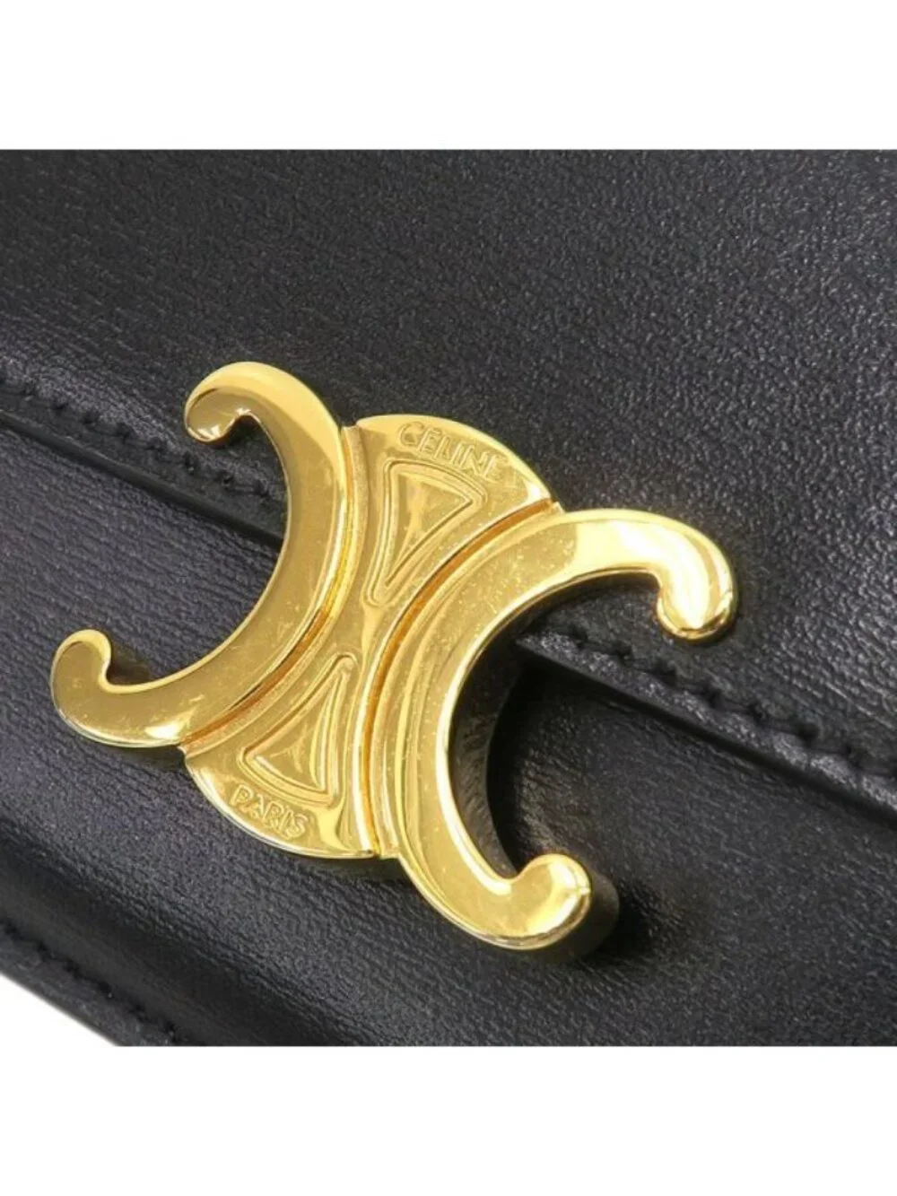 Celine Card Holder with Triomphe Flap